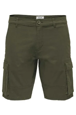 Only & Sons Bermuda Cargo Verde Online