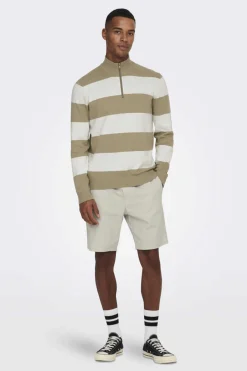 Only & Sons Bermuda Casual Cinza Best