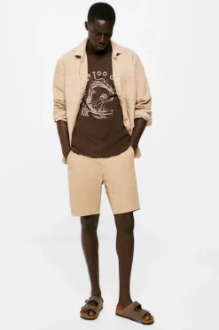 Springfield Bermuda Chino Denim Camel