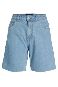 Jack & Jones Calcas-Bermuda Vaquera De Tiro Alto