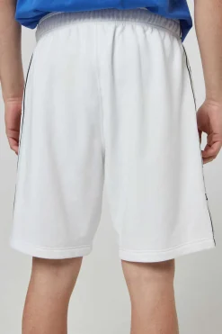 Champion Bermudas De Algodao E Cintura Com Logo Branco Discount