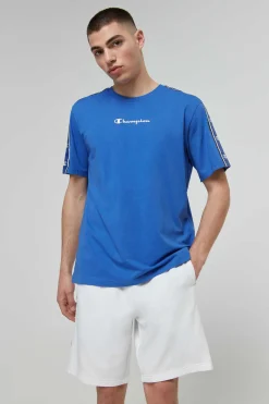 Champion Bermudas De Algodao E Cintura Com Logo Branco Discount