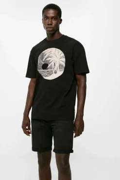 Springfield Bermudas De Ganga Lavada Basicas Corte Slim Pretas Mix Cinza Sale