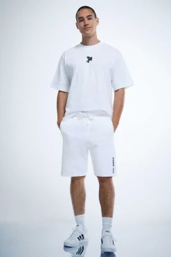 Springfield Bermudas Felpa Pedri Gonzalez Branco Best