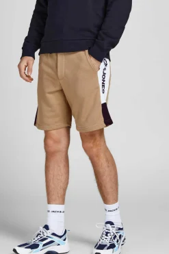Jack & Jones Bermudas Logo Faixa Beige Sale