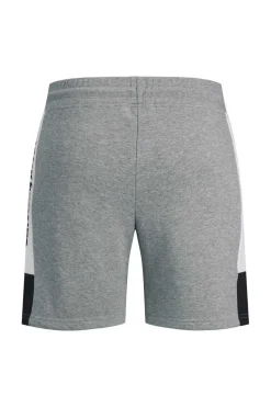 Jack & Jones Bermudas Logo Faixa Cinza New