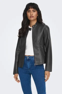 Only Blusoes E Casacos-Bikerjacke Mit Reisverschluss