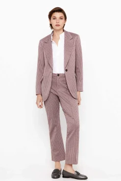 Cortefiel Blusoes E Casacos-Blazer Com Estampado