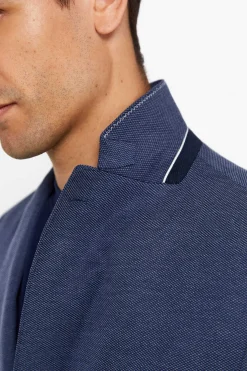 Cortefiel Blazer De Malha Azul Discount