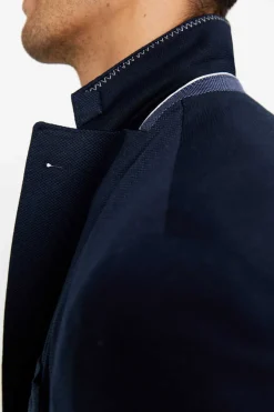 Cortefiel Blazer De Malha Azul