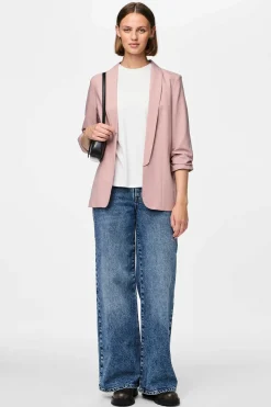 Pieces Blusoes E Casacos-Blazer De Manga 3/4