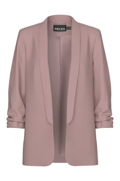 Pieces Blusoes E Casacos-Blazer De Manga 3/4