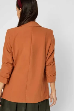 Pieces Blusoes E Casacos-Blazer De Manga 3/4