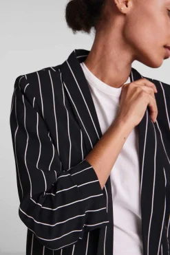 Pieces Blusoes E Casacos-Blazer De Manga 3/4