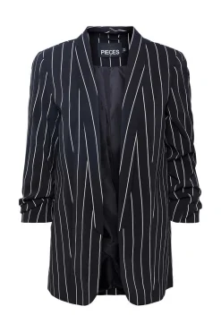 Pieces Blusoes E Casacos-Blazer De Manga 3/4