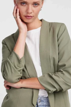 Pieces Blusoes E Casacos-Blazer De Manga 3/4