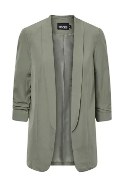 Pieces Blusoes E Casacos-Blazer De Manga 3/4