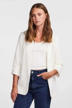 Pieces Blusoes E Casacos-Blazer De Manga 3/4