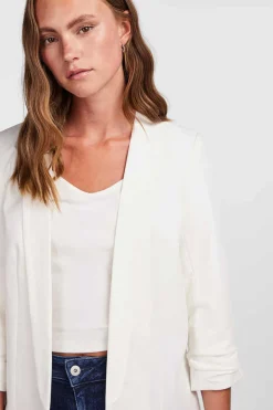 Pieces Blusoes E Casacos-Blazer De Manga 3/4