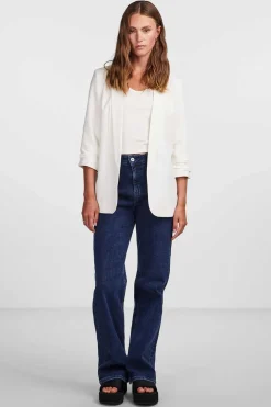 Pieces Blusoes E Casacos-Blazer De Manga 3/4