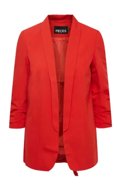 Pieces Blusoes E Casacos-Blazer De Manga 3/4