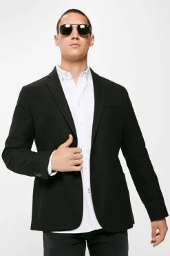 Springfield Blazer Olho De Perdiz Cinza New