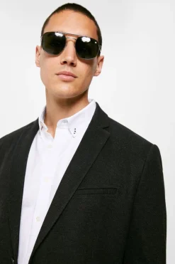 Springfield Blazer Olho De Perdiz Cinza New