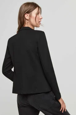 Only Blusoes E Casacos-Blazer Slim Com Bolsos