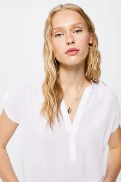 Springfield Camisas E Blusas-Blusa Bimateria Lisa