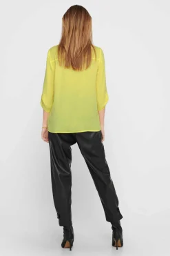 JDY Camisas E Blusas-Blusa Com Decote Em Bico E Manga 3/4