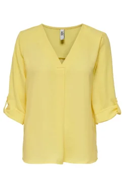 JDY Camisas E Blusas-Blusa Com Decote Em Bico E Manga 3/4