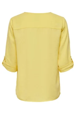 JDY Camisas E Blusas-Blusa Com Decote Em Bico E Manga 3/4