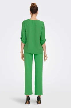 JDY Camisas E Blusas-Blusa Com Decote Em Bico E Manga 3/4