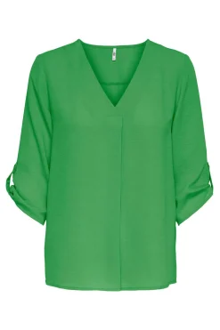 JDY Camisas E Blusas-Blusa Com Decote Em Bico E Manga 3/4