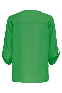 JDY Camisas E Blusas-Blusa Com Decote Em Bico E Manga 3/4