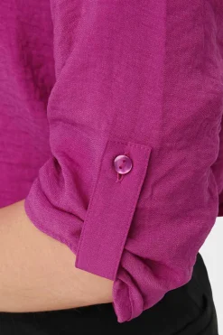 JDY Camisas E Blusas-Blusa Com Decote Em Bico E Manga 3/4