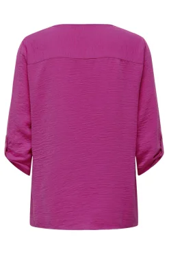 JDY Camisas E Blusas-Blusa Com Decote Em Bico E Manga 3/4