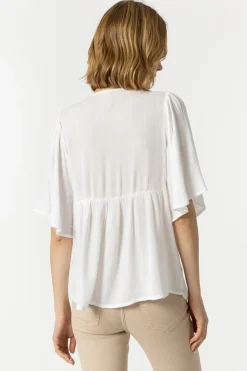 Tiffosi Camisas E Blusas-Blusa Combinada Com Croche