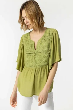 Tiffosi Camisas E Blusas-Blusa Combinada Com Croche