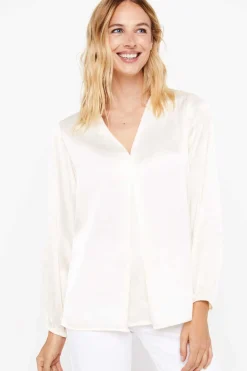 Cortefiel Camisas E Blusas-Blusa Comprida Acetinada