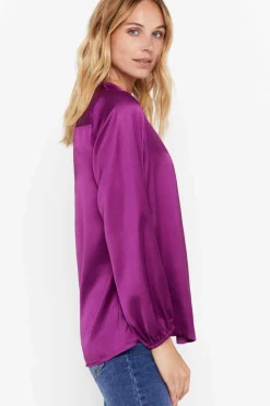 Cortefiel Camisas E Blusas-Blusa Comprida Acetinada