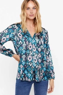 Cortefiel Camisas E Blusas-Blusa Comprida Acetinada