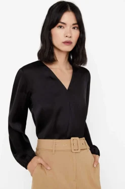 Cortefiel Camisas E Blusas-Blusa Comprida Acetinada