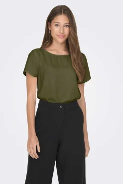 JDY Camisas E Blusas-Blusa De Manga Curta