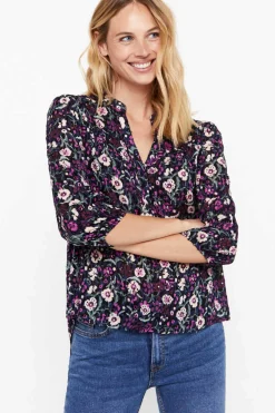 Cortefiel Camisas E Blusas-Blusa Em Tecido Plumeti