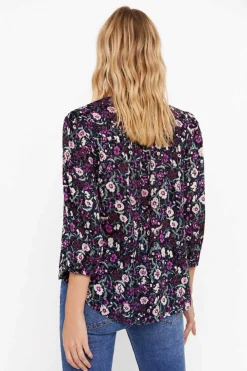 Cortefiel Camisas E Blusas-Blusa Em Tecido Plumeti