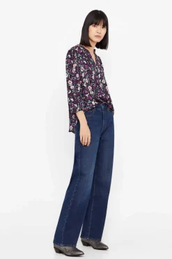 Cortefiel Camisas E Blusas-Blusa Em Tecido Plumeti