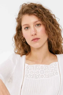 Springfield Camisas E Blusas-Blusa Fluida Peca Crochet