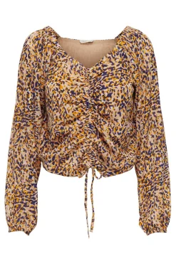 Only Camisas E Blusas-Blusa Franzida Ajustavel