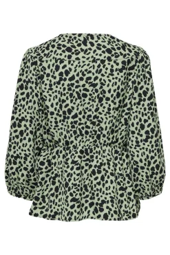 Only Camisas E Blusas-Blusa Manga 3/4 Cruzada